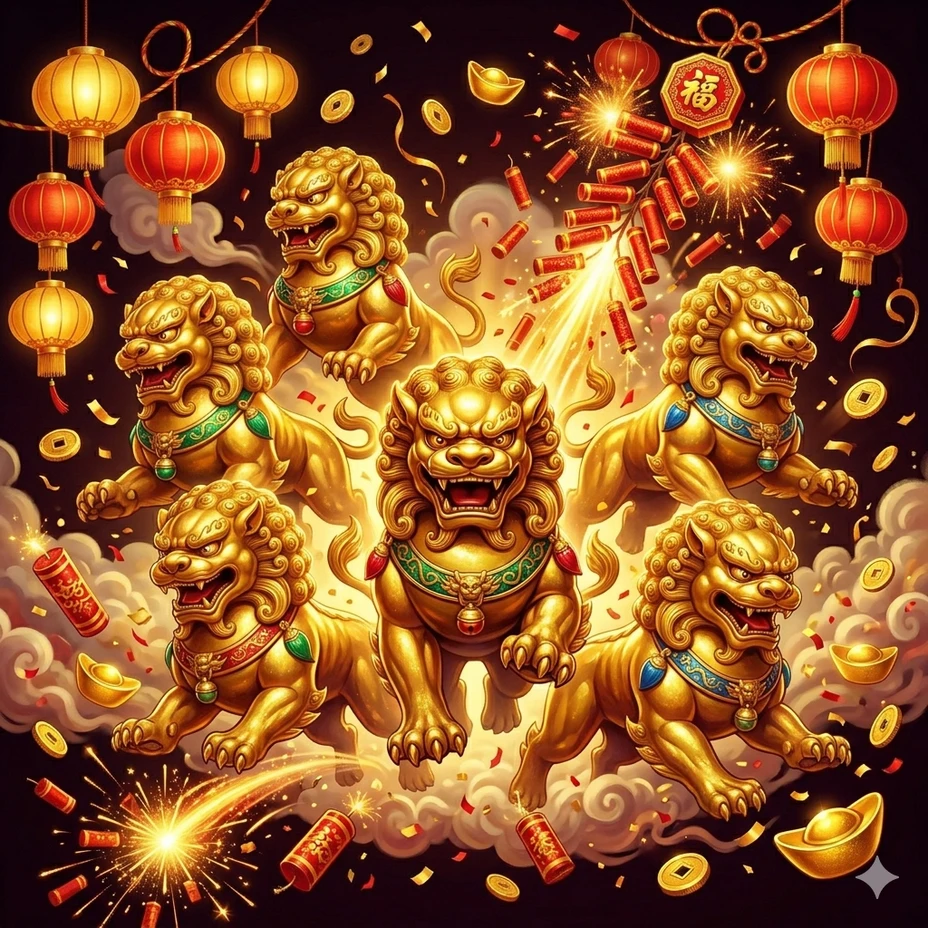 Five Lions Megaways sur GoldenMina