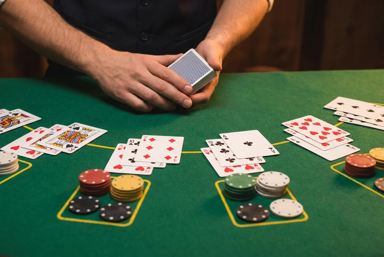 Blackjack Single Deck sur GoldenMina online casino table games